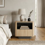 Тумба прикроватная Perfect Home Торро / Torro 1S/63 с 1 ящиком Дуб кремона/черный (PFH-091419) - фото 1