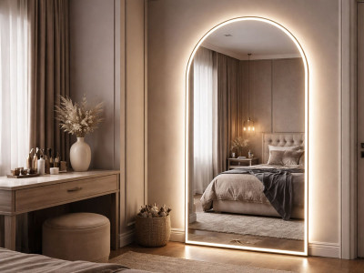 Зеркало в спальне - как разместить, чтобы расширить стены