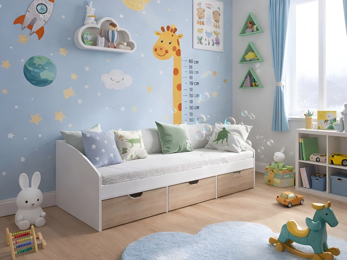 Как выбрать детскую кровать по возрасту ребенка – от 3 лет до подростка