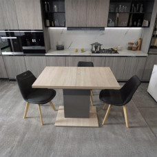 Стілець у кухню Doros Бін 49х43х84 см Чорний (DRS-011389)