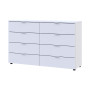 Комод Doros Рон 8 Білий 8 Ящиків 130х38х81 (DRS-011774) - фото 4