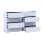 Комод Doros Рон 8 Білий 8 Ящиків 130х38х81 (DRS-011774) - фото 7