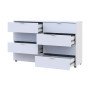 Комод Doros Рон 8 Білий 8 Ящиків 130х38х81 (DRS-011774) - фото 5