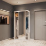 Прихожая с зеркалом Doros City One Door 110х45х210 см Белый (DRS-011404) - фото 1