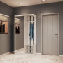 Прихожая с зеркалом Doros City One Door 110х45х210 см Белый (DRS-011404) - фото 2