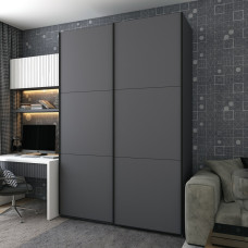 Шафа купе Doros G-Caiser Графіт/Графіт 2 ДСП / 3 частини 200х60х240 (DRS-011848)