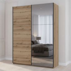 Шафа-купе Doros G-Caiser Дуб Евок 1 ДСП / 1 зеркало 180х60х240 (DRS-011618)