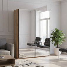 Шкаф купе Doros G-Caiser Дуб Эвок 2 Зеркала / 3 части 180х60х240 (DRS-011615)