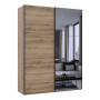 Шкаф купе Doros G-Caiser Дуб Евок 1 ДСП / 1 зеркало 180х60х240 (DRS-011578) - фото 5