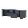 Тумба под ТВ Doros Рон 4 180х38х50 см Графит (DRS-011299) - фото 6