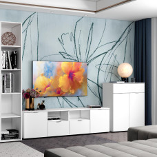 Тумба под ТВ Doros Рон 4 180х38х50 см Белый (DRS-011298)