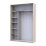 Шафа-купе Doros Сіті Лайт Кашемір 2 ДСП 150х45х225 (80736350) - фото 6