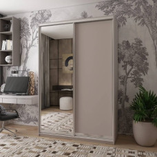 Шкаф купе Doros Сити Лайт Кашемир 1 ДСП / 1 зеркало 120х45х225 (DRS-011792)