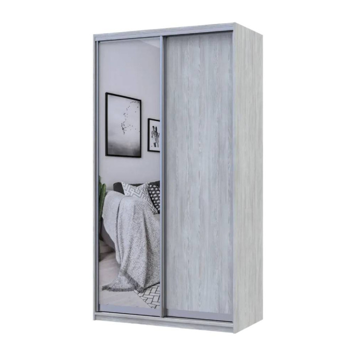 Шафа-купе Doros Сити Лайт Сосна Натти 1 ДСП / 1 дзеркало 120х60х225 (DRS-011959)