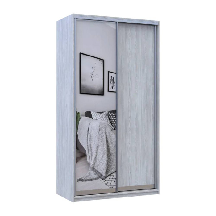 Шафа-купе Doros Сити Лайт Сосна Натти 1 ДСП / 1 дзеркало 120х60х225 (DRS-011959)