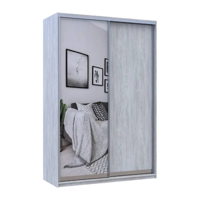 Шафа-купе Doros Сити Лайт Сосна Натти 1 ДСП / 1 дзеркало 150х45х225 (DRS-011962)