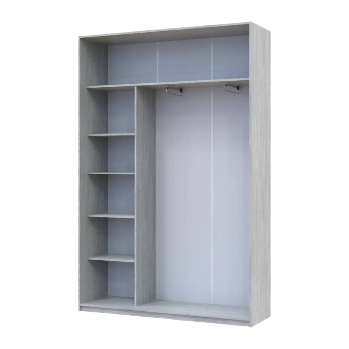 Шафа-купе Doros Сити Лайт Сосна Натти 1 ДСП / 1 дзеркало 150х45х225 (DRS-011962)