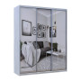 Шкаф купе Doros Сити Лайт Сосна Натти 3 Зеркала 180х60х225 (DRS-011970) - фото 6