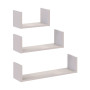 Комплект полок Doros Фил Кашемир 3 шт. 30/45/60х15х15 - фото 6