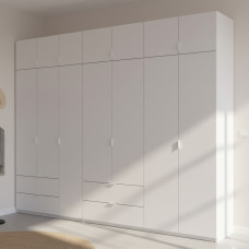 Комплект шкафов для одежды Doros Лукас (2 шт.) 300х50х240 см Белый (DRS-011688)