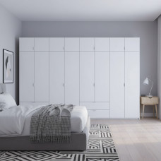 Комплект шаф для одягу Doros Лукас (2 шт.) 360х50х240 см Білий (DRS-011692)