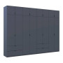 Комплект шаф для одягу Doros Лукас (2 шт.) 320х50х240 см Графіт (DRS-011700) - фото 7