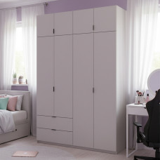 Шафа розпашна з антресоллю Doros Лукас 160х50х240 см Кашемір (DRS-011622)