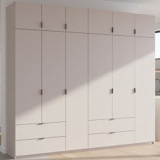 Комплект шаф для одягу Doros Лукас (2 шт.) 255х50х240 см Кашемір (DRS-011714)