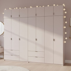 Комплект шаф для одягу Doros Лукас (2 шт.) 295х50х240 см Кашемір (DRS-011717)