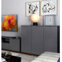 Комод в гостиную Doros Рон 6 120х38х100 см Графит (DRS-011303) - фото 1