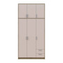 Шкаф для одежды Doros Ронди с высокой антресолью Дуб Артизан/Кашемир 3 ДСП 121х52х260 (DRS-011874) - фото 5