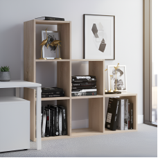 Стеллаж Doros Степ 3х3 Дуб сонома открытый 102.6х28.8х106.1 (DRS-011765)