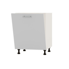 Фасад для посудомоечной машины Оптима ПМ-600 Нимфея Альба (Белый) (без столешницы) 600х16х713 мм (EVR-071473)