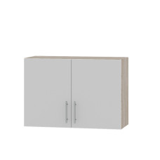 Кухонный модуль сушарка Оптима Верх В22-800 Дуб Сонома/Нимфея Альба (Белый) 800х296х560 мм (EVR-072938)