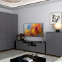 Тумба под ТВ Doros Рон 4 180х38х50 см Графит (DRS-011299) - фото 1