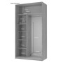 Шафа-купе Doros Сіті Лайт Кашемір 1 ДСП / 1 дзеркало 120х60х225 (80736335) - фото 5