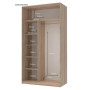 Шафа-купе двохдверна Doros Сіті Лайт 120х60х225 см Дуб сонома/2 Дзеркала (DRS-011086) - фото 5