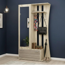 Передпокій із дзеркалом Еверест Авео-2 сонома/трюфель (EVR-2190)