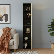 Шкаф-пенал угловой Эверест Бриз-18 венге/дуб молочный (EVR-2287)