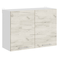 Кухонный модуль с сушилкой для посуды Эверест Эко 800 дуб крафт белый/белый 80х30х58 см (EVR-071006)