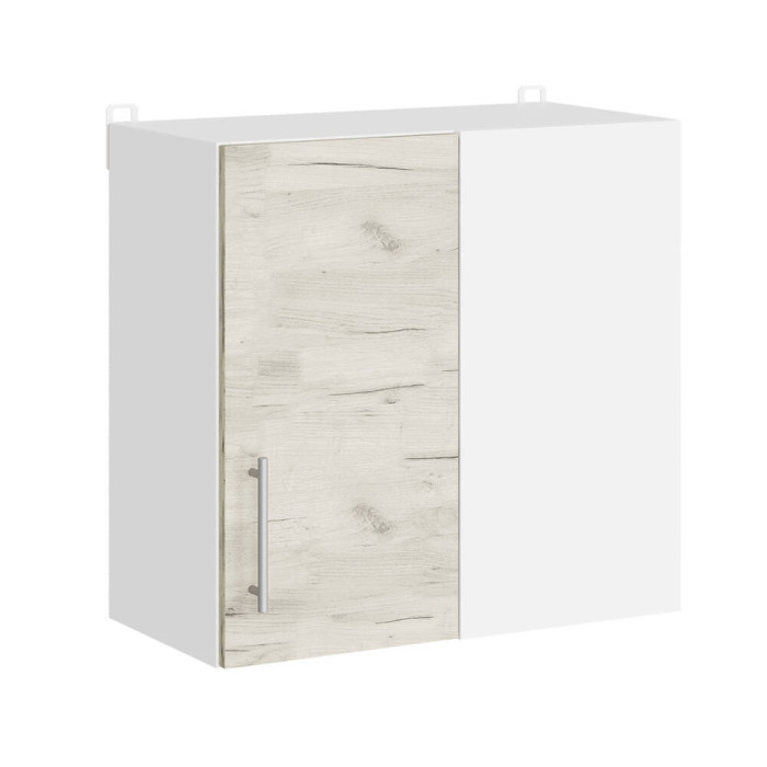Кухонный модуль верхний угловой Эверест Эко 600 дуб крафт белый/белый 60х30х58 см (EVR-071018)