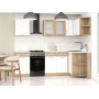 Кухня модульна кутова Еверест Еко набір №1 (без стільниці) Дуб сонома/Німфея Альба (білий) 2,5 м стільниця Скай (EVR-071060) - фото 1