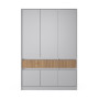 Шафа розпашна для одягу з висувними шухлядами (полиці - штанга) Эверест Стайл-1400 140х53х203 см Кашемір/Канелла - фото 3