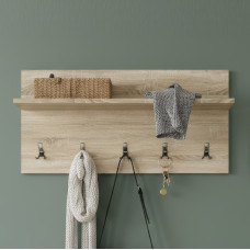 Вешалка на стену Эверест Соната-800 80х40 см Дуб сонома (EVR-2122)