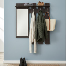 Вешалка Эверест Тандем с зеркалом венге (EVR-5725)