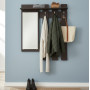 Вешалка Эверест Тандем с зеркалом венге (EVR-5725) - фото 1