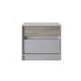 Тумба приліжкова Еверест Стайл-500 50,2х39х44,2 см Кашемір/Дуб крафт сірий (EVR-071160) - фото 3