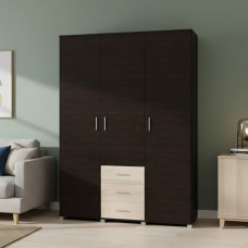 Шкаф распашной большой Эверест Бриз ШП-5 венге/дуб молочный (EVR-2289)