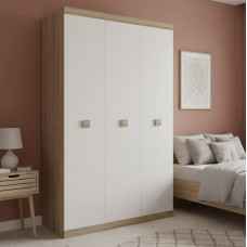 Шкаф 3-х дверный Эверест Соната-1200 дуб сонома/белый (EVR-2293)