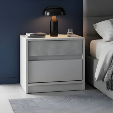 Тумба приліжкова Еверест Стайл-500 50,2х39х44,2 см Кашемір/Бетон (EVR-071155)